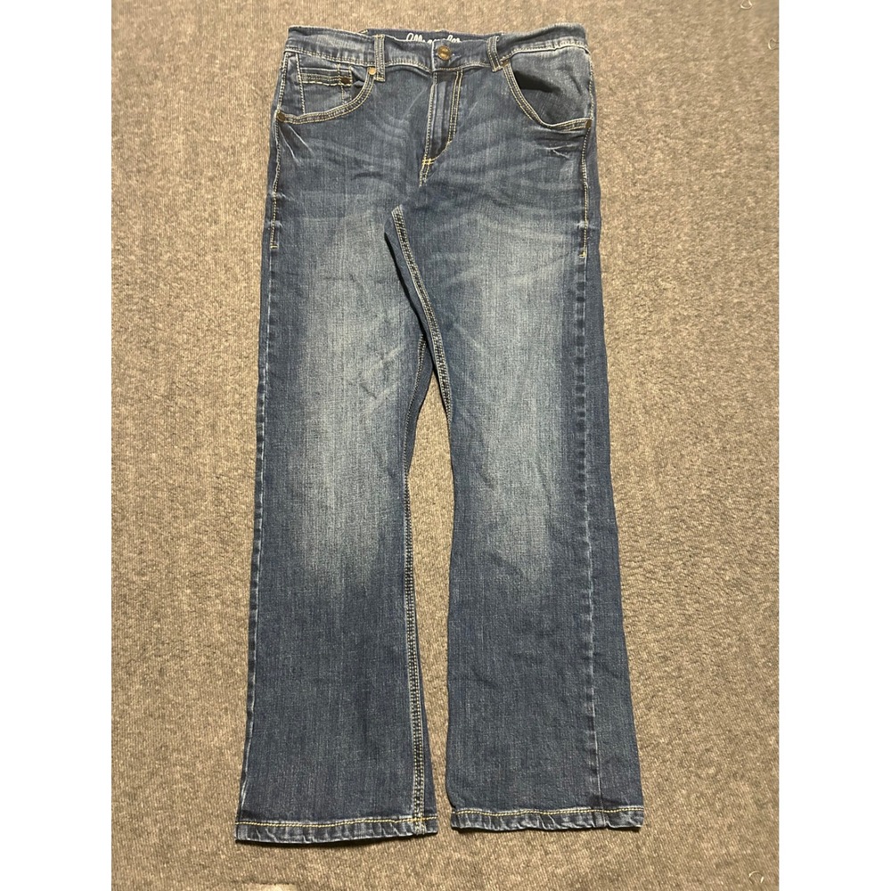 Wrangler retro slim bootcut jeans mens western cowboy rodeo fit 31X29 (tag 31X30
